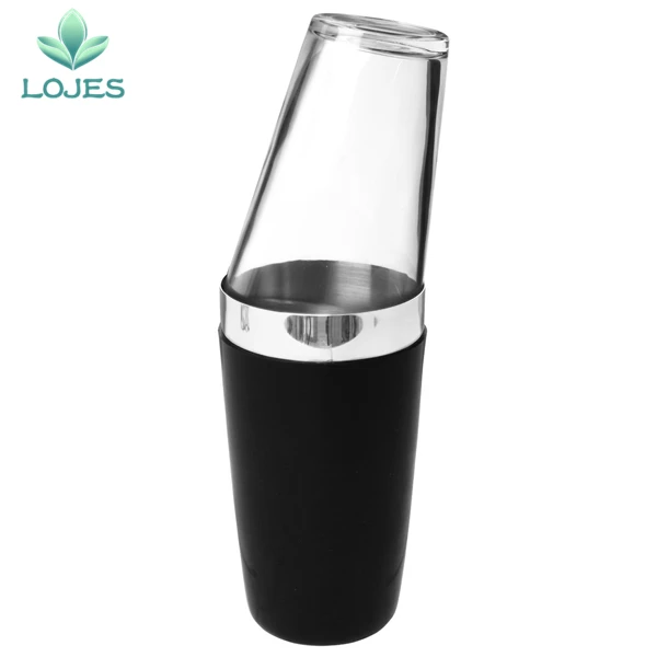 Hot Sale Vinyl Coated Boston Stainless Steel Cocktail Shaker Mixer Drink Bartender Kit Bars Set Tools Boston Shaker Cup
Hot Sale Vinyl Coated Boston Stainless Steel Cocktail Shaker Mixer Drink Bartender Kit Bars Set Tools Boston Shaker Cup