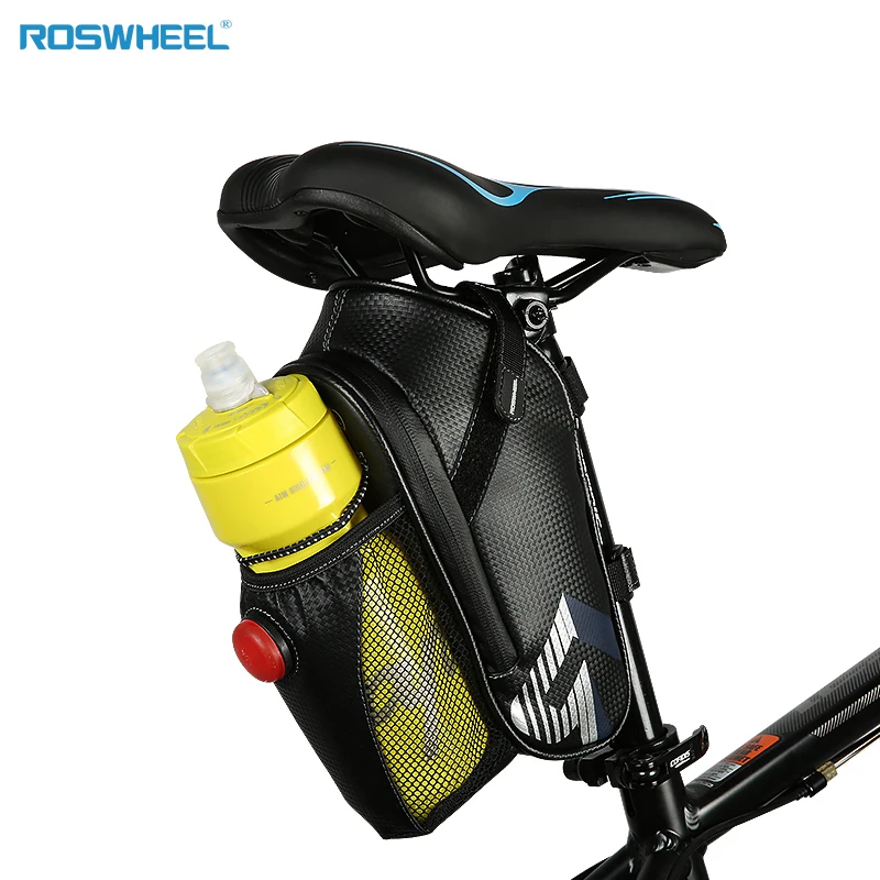 ROSWHEEL Bicycle Bag Rainproof Saddle Bag Outdoor Cycling MTB Bike Back Seat Tail Pouch Tool Bags with Tail light bottle bag
ROSWHEEL Bicycle Bag Rainproof Saddle Bag Outdoor Cycling MTB Bike Back Seat Tail Pouch Tool Bags with Tail light bottle bag