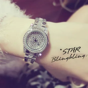 BS Gold Women's Watches Fashion Casual Lady Dress Quartz Watch Rhinestone Wristwatch Crystal Reloje Mujer Relogio Feminino
BS Gold Women's Watches Fashion Casual Lady Dress Quartz Watch Rhinestone Wristwatch Crystal Reloje Mujer Relogio Feminino
