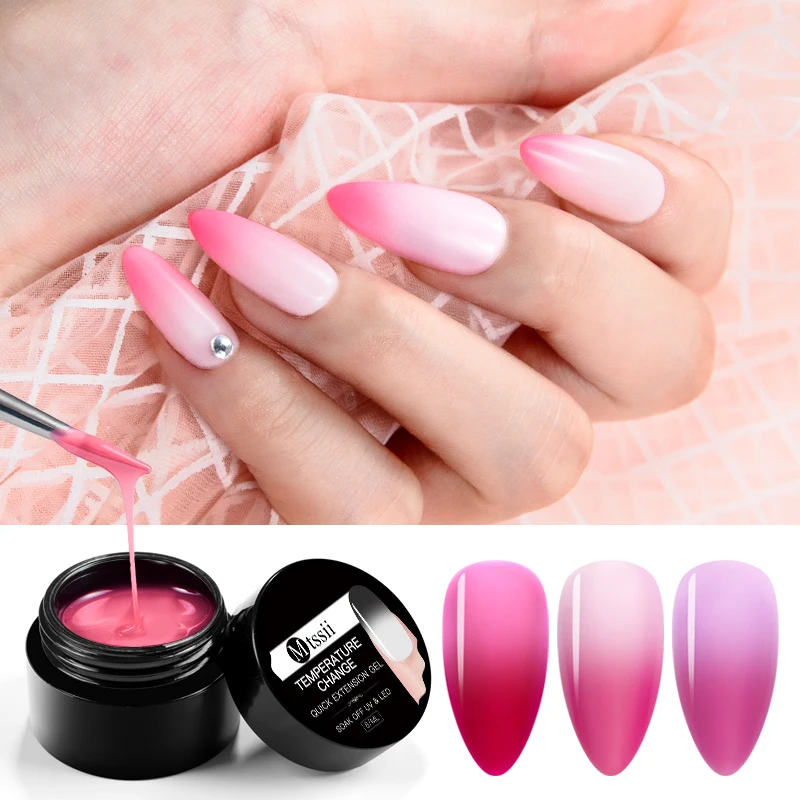 Mtssii Temperature Change Poly Quick Acrylic Extension Gel UV Extension Top Base Gel Tips Soak Off Building Nail Art Decoration
Mtssii Temperature Change Poly Quick Acrylic Extension Gel UV Extension Top Base Gel Tips Soak Off Building Nail Art Decoration