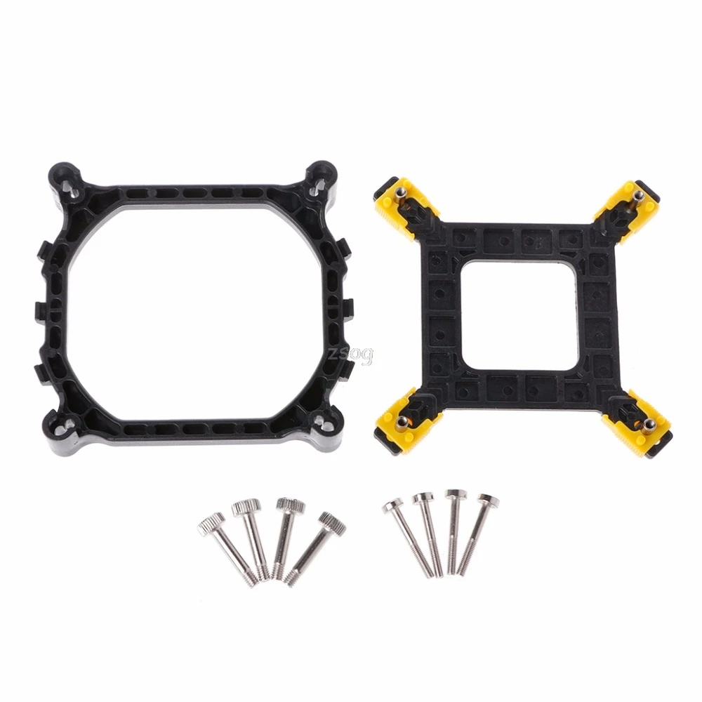 1Set PC CPU Heatsink Mounting Bracket Holder Base Backplate Kit For 115X/1366/2011 JUN01 dropship
1Set PC CPU Heatsink Mounting Bracket Holder Base Backplate Kit For 115X/1366/2011 JUN01 dropship