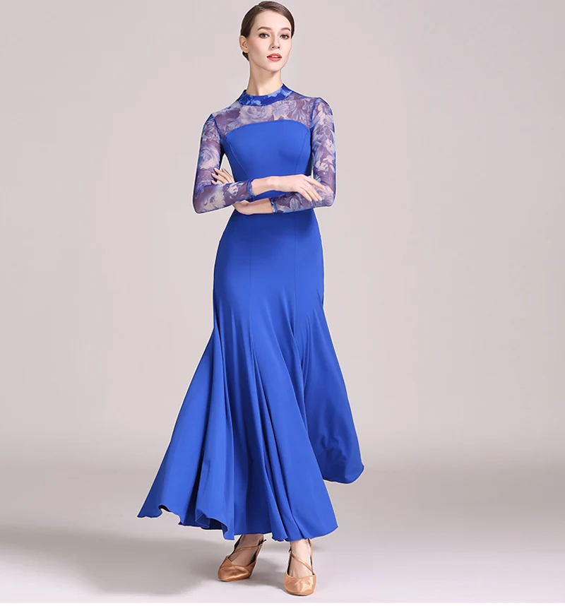 Standard Ballroom Dance Dresses Adult 2019 Long Sleeve Flamenco Dancing Skirt Women High Quality Stage Waltz Ballroom Dress
Standard Ballroom Dance Dresses Adult 2019 Long Sleeve Flamenco Dancing Skirt Women High Quality Stage Waltz Ballroom Dress
