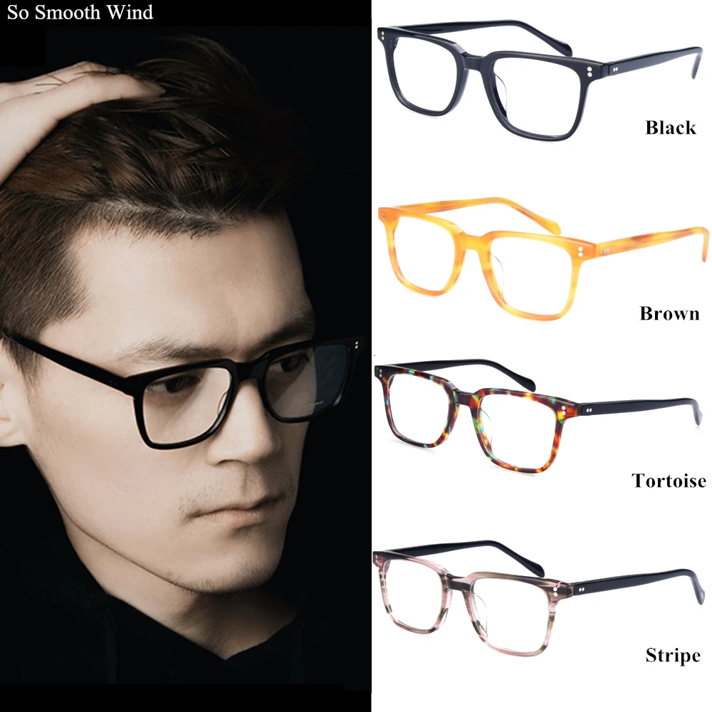Brand design Vintage Retro Acetate Optical Myopia Optical Glasses Frame Men Square Eyeglasses Women Spectacles with clear lens
Brand design Vintage Retro Acetate Optical Myopia Optical Glasses Frame Men Square Eyeglasses Women Spectacles with clear lens