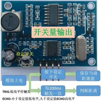 Switch output AJ-SR04M ultrasonic ranging module integrated waterproof type ultrasonic reversing radar
Switch output AJ-SR04M ultrasonic ranging module integrated waterproof type ultrasonic reversing radar