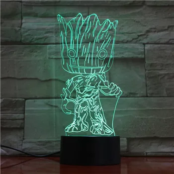 baby groot Guardians Of The Galaxy Action Figures Cute Model Toy 3D Night Lamp LED Light Christmas Gifts Kids Hobbies AS1717
baby groot Guardians Of The Galaxy Action Figures Cute Model Toy 3D Night Lamp LED Light Christmas Gifts Kids Hobbies AS1717