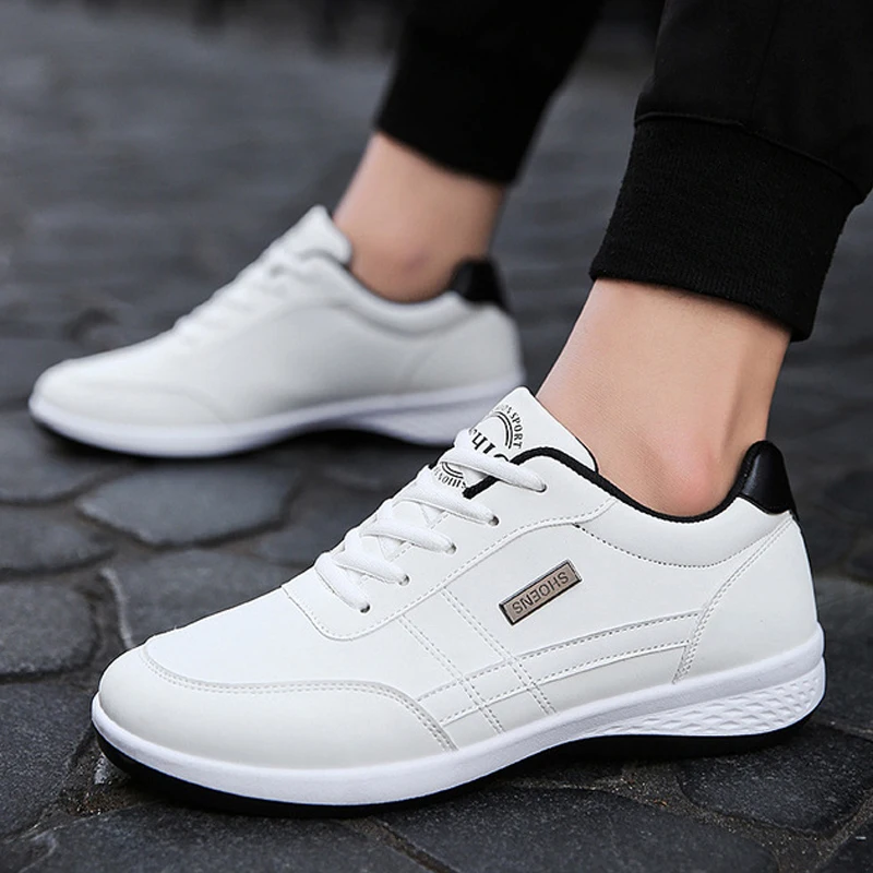Skateboard Shoes Men Outdoor Walking Soft Flat Shoes Male Low Top Footwear Sneakers Lace-up Canvas Shoes White Black Size 39-44
Skateboard Shoes Men Outdoor Walking Soft Flat Shoes Male Low Top Footwear Sneakers Lace-up Canvas Shoes White Black Size 39-44