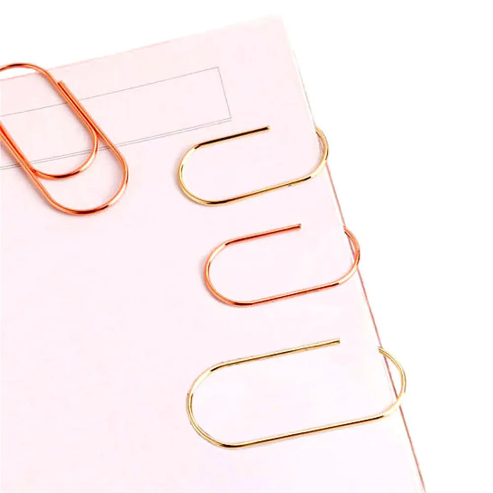 20pcs/box Rose Gold Paper Clips 50mm Hollow Out Bookmark Planner Binder Clips Cute Photos Tickets Documents Letter Clamp
20pcs/box Rose Gold Paper Clips 50mm Hollow Out Bookmark Planner Binder Clips Cute Photos Tickets Documents Letter Clamp