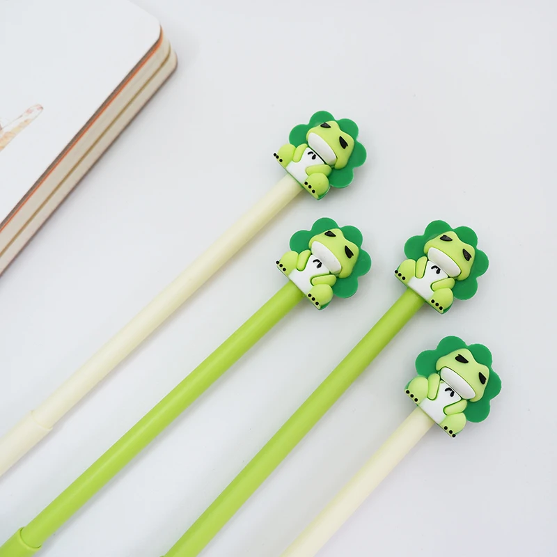 2pcs/lot 0.5mm Cartoon Frog gel pen students Promotional Gift Stationery School Office Supply Kawai Neutral pen
2pcs/lot 0.5mm Cartoon Frog gel pen students Promotional Gift Stationery School Office Supply Kawai Neutral pen
