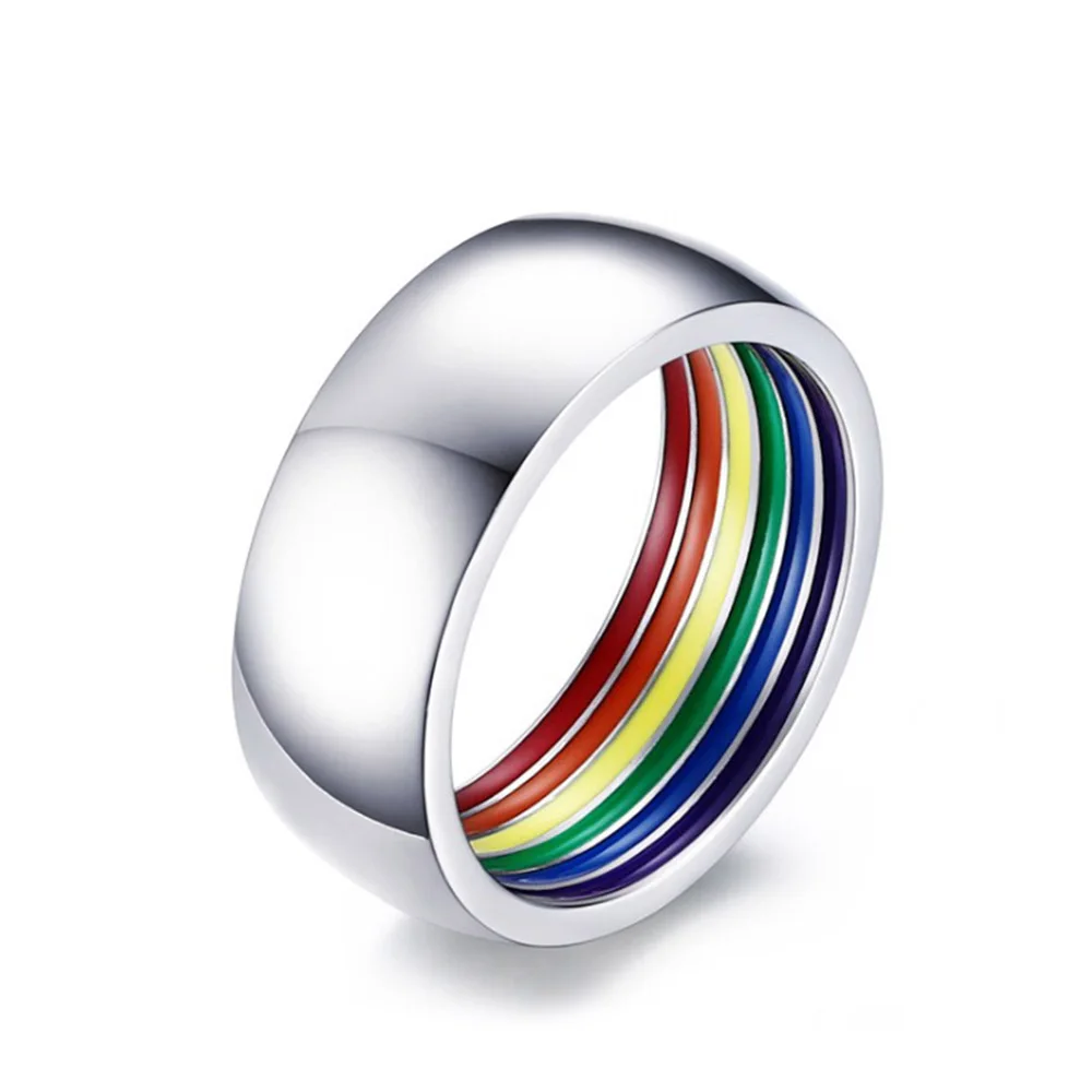 High Quality Men Titanium Stainless Ring Lover Couple Rings for Women Men Silver Vintage Valentine's Day Gay Rings Jewelry Gift
High Quality Men Titanium Stainless Ring Lover Couple Rings for Women Men Silver Vintage Valentine's Day Gay Rings Jewelry Gift