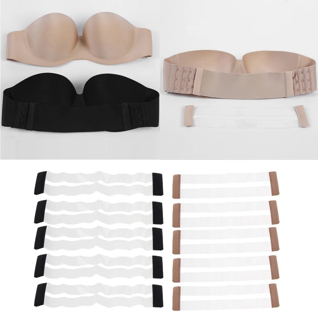 5x Clear Invisible Womens Non Slip Buckle Bra Extender 3 Hook Bra Extension Underwear Straps for Backless Clothing
5x Clear Invisible Womens Non Slip Buckle Bra Extender 3 Hook Bra Extension Underwear Straps for Backless Clothing