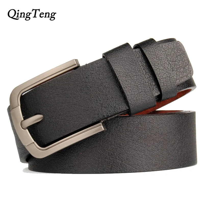 New Split Leather Belt Men Brand Designer High Quality Pin Buckle Jeans Men Belt Faux Leather Casual Cowboy Strap DropShipping
New Split Leather Belt Men Brand Designer High Quality Pin Buckle Jeans Men Belt Faux Leather Casual Cowboy Strap DropShipping