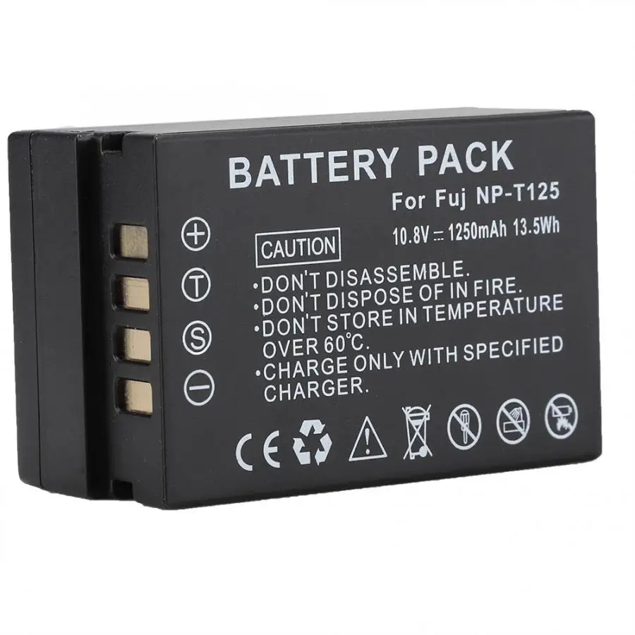 1250mAh NP-T125 Full Decoding Digital Camera Li-ion Battery for Fuji GFX 50R 50S
1250mAh NP-T125 Full Decoding Digital Camera Li-ion Battery for Fuji GFX 50R 50S