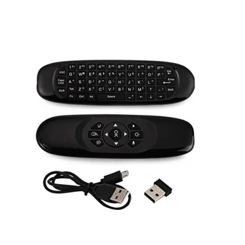 6 Axes Gyroscope C120 Fly Air Mouse Wireless TV BOX Keyboard 2.4G Rechargeable Remote Controller for Android Linux Windows Mac
6 Axes Gyroscope C120 Fly Air Mouse Wireless TV BOX Keyboard 2.4G Rechargeable Remote Controller for Android Linux Windows Mac