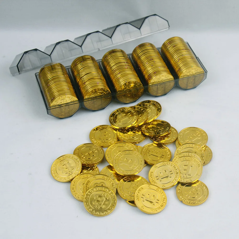 50 Unids/pack Casino Chips Bitcoin Modelo Bitcoin Prop Chips Bitcoin Model Bitcoin Plated Gold Coins Texas Holdem Casino Chips
50 Unids/pack Casino Chips Bitcoin Modelo Bitcoin Prop Chips Bitcoin Model Bitcoin Plated Gold Coins Texas Holdem Casino Chips