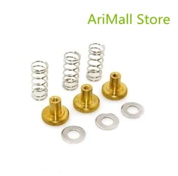3D Printer parts UM2 Ultimaker2 heated bed adjustment spring+ hand twist knurled screw + gasket 3D printer accessories
3D Printer parts UM2 Ultimaker2 heated bed adjustment spring+ hand twist knurled screw + gasket 3D printer accessories