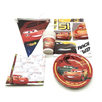 Authorized Disney Cars Cup+Plate+Banner Boy Birthday Napkin Tablecloth Event Party McQueen Tableware Decoration Supply 47Pcs
Authorized Disney Cars Cup+Plate+Banner Boy Birthday Napkin Tablecloth Event Party McQueen Tableware Decoration Supply 47Pcs