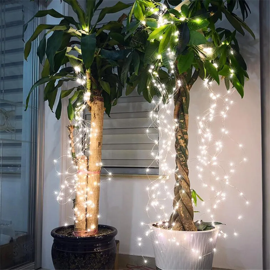 LED Vine lights 14 Copper Wire Branches 2M 280LEDs Fairy String Lights for Room Christmas Tree Party Decoration Safety 12V Plug
LED Vine lights 14 Copper Wire Branches 2M 280LEDs Fairy String Lights for Room Christmas Tree Party Decoration Safety 12V Plug