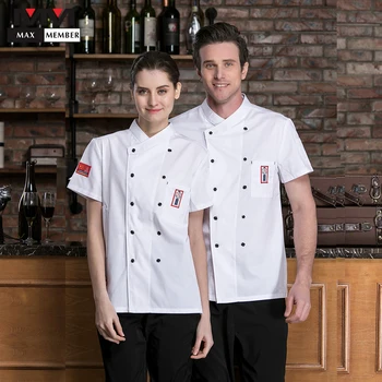 Wholesale Chef Short Sleeves Chef Jacket Bakery Cafe Catering Kitchen Cook Clothes Uniforms Waiter Work Men's Jackets
Wholesale Chef Short Sleeves Chef Jacket Bakery Cafe Catering Kitchen Cook Clothes Uniforms Waiter Work Men's Jackets
