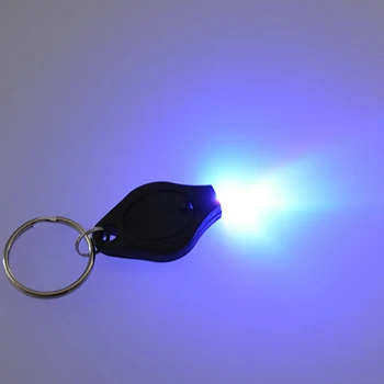 Fluorescent 395NM UV Light Mini LED Flashlight Keychain Ring, 365NM Black Light Lamp Torch for Currency Passports Ink Detector,
Fluorescent 395NM UV Light Mini LED Flashlight Keychain Ring, 365NM Black Light Lamp Torch for Currency Passports Ink Detector,