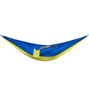1-2 Person Camping Parachute Outdoor Furniture Leisure Sleeping Travel Double High Strength Parachute Fabric Hammock 270*140cm
1-2 Person Camping Parachute Outdoor Furniture Leisure Sleeping Travel Double High Strength Parachute Fabric Hammock 270*140cm