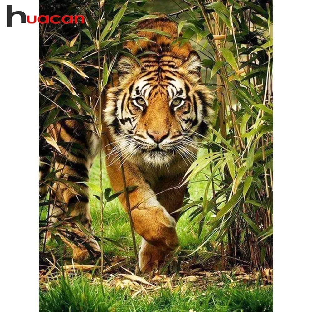 Huacan Diamond Embroidery Animal DIY Cross Stitch Diamond Painting Tiger Rhinestones Square Full Drill Mosaic Forest Home Decor
Huacan Diamond Embroidery Animal DIY Cross Stitch Diamond Painting Tiger Rhinestones Square Full Drill Mosaic Forest Home Decor