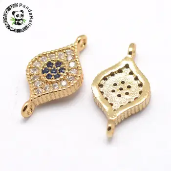 1/1 Loop Eye Flat Round Brass Micro Pave Cubic Zirconia Links, Real Gold-Filled, 16x8x2mm, Hole: 1mm
1/1 Loop Eye Flat Round Brass Micro Pave Cubic Zirconia Links, Real Gold-Filled, 16x8x2mm, Hole: 1mm