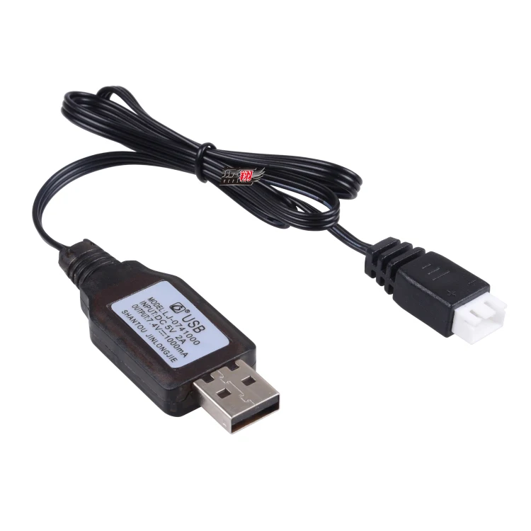 

Wltoys A949 A959-B A969 A979 K989 12428 12423 12401 12402 12404 RC Car Spare Parts Output 7.4V 1000MA USB charging line charger