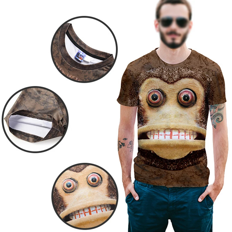 monkey Animal T Shirt 3d Eagle Lion Wolf Owl Print Summer running T-shirts Men Women Plus Size Tee Shirt Homme Dropship
monkey Animal T Shirt 3d Eagle Lion Wolf Owl Print Summer running T-shirts Men Women Plus Size Tee Shirt Homme Dropship