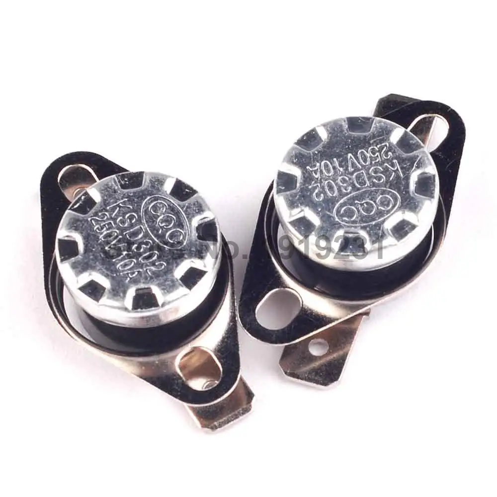 10PCS Thermal Protector KSD Temperature Switch Thermostat KSD301 85C 250V 10A NC Normal Close
10PCS Thermal Protector KSD Temperature Switch Thermostat KSD301 85C 250V 10A NC Normal Close