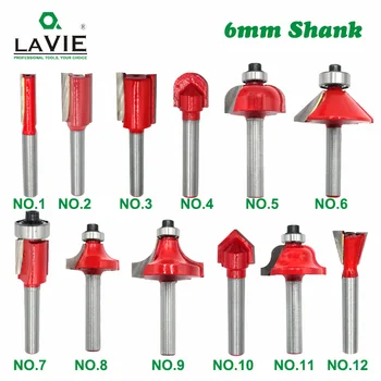 1pc 6mm Shank Router Bit Straight T Bit V Flush Trimming Cleaning Round Corner Cove Box Bits Milling Cutter for Wood
1pc 6mm Shank Router Bit Straight T Bit V Flush Trimming Cleaning Round Corner Cove Box Bits Milling Cutter for Wood
