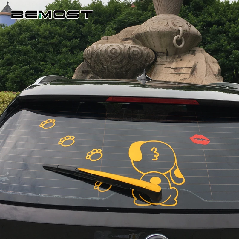 BEMOST Car Styling Funny Reflective Dog Moving Tail Car Sticker 3D Animals Cartoon Window Decals Rear Wiper Stickers 19*25CM
BEMOST Car Styling Funny Reflective Dog Moving Tail Car Sticker 3D Animals Cartoon Window Decals Rear Wiper Stickers 19*25CM