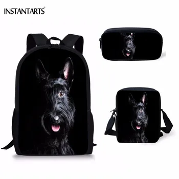 INSTANTARTS 3PCS Primary School Students School Bags Cute 3D Dog Scottish Terrier Printed Backpacks Boys Girls Children Satchels
INSTANTARTS 3PCS Primary School Students School Bags Cute 3D Dog Scottish Terrier Printed Backpacks Boys Girls Children Satchels