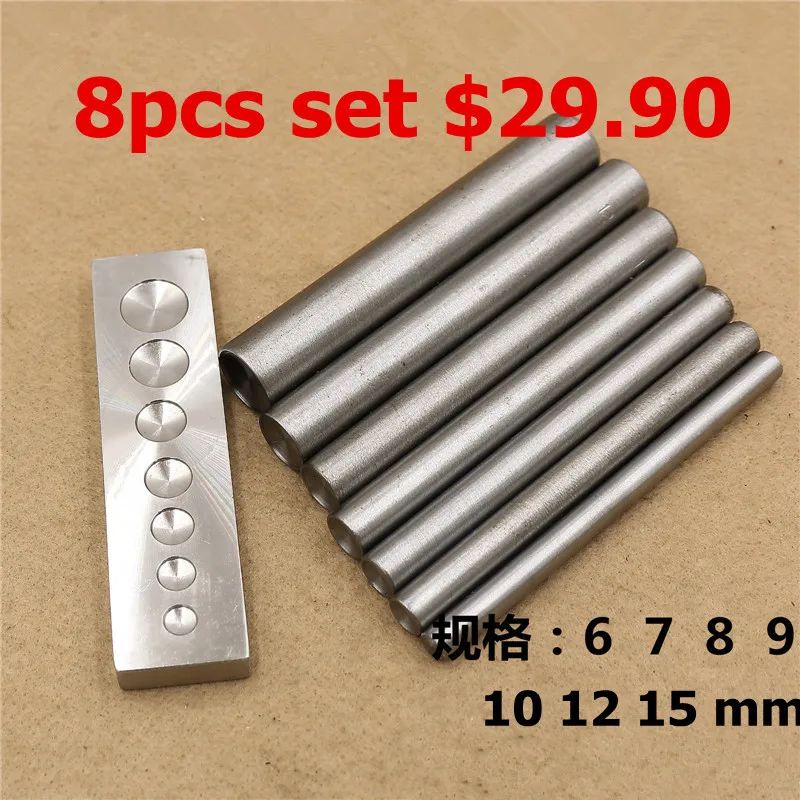 Handmade DIY 6 / 7 / 8 / 9 / 10 / 12 / 15mm rivet tools Sewing Leather Buttons Snap Fasteners Press Studs 7 in 1 set
Handmade DIY 6 / 7 / 8 / 9 / 10 / 12 / 15mm rivet tools Sewing Leather Buttons Snap Fasteners Press Studs 7 in 1 set