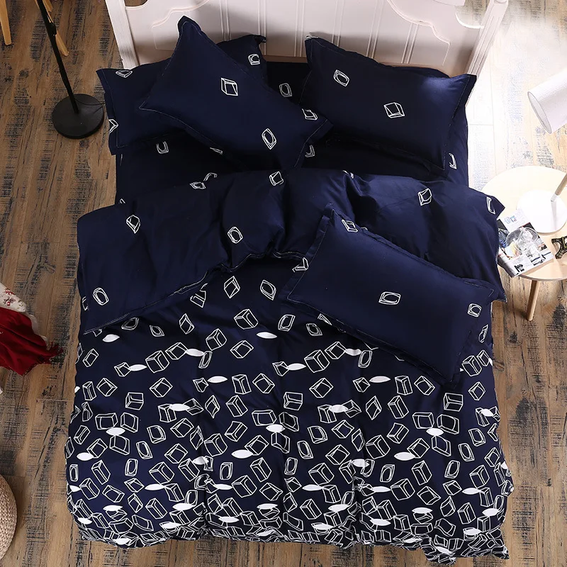 Bedding Set grey blue Geometric pattern 3/4pcs Family Bedding Sets Bed Sheet duvet cover set Pillowcase twin full queen
Bedding Set grey blue Geometric pattern 3/4pcs Family Bedding Sets Bed Sheet duvet cover set Pillowcase twin full queen