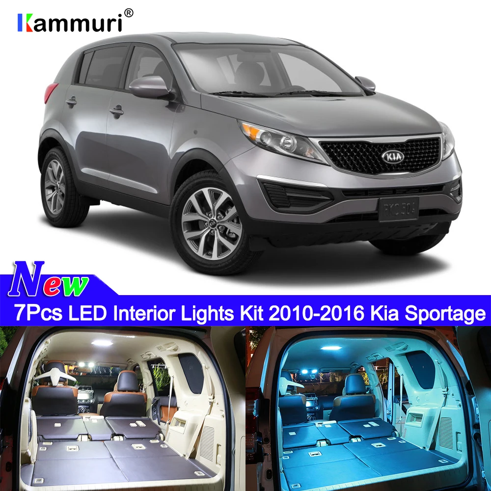 7x Error Free White Interior LED Light Package Kit for 2011 2012 2013 2014 2015 2016 Kia Sportage Dome Trunk License Plate Light
7x Error Free White Interior LED Light Package Kit for 2011 2012 2013 2014 2015 2016 Kia Sportage Dome Trunk License Plate Light