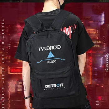 Game Detroit: Become Human RK800 Backpack Cool Cosplay Bag Harajuku Backpack Student School Bag Daily Backpack Travel Bags
Game Detroit: Become Human RK800 Backpack Cool Cosplay Bag Harajuku Backpack Student School Bag Daily Backpack Travel Bags