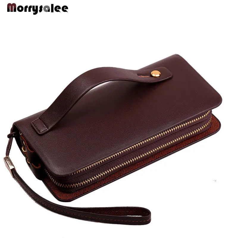 Fashion Leather Men Purse Long Wallet Male ID Cards Clutch Bag Man Vallet Famous Brand Mens Wallets Black Zipper Purse for Phone
Fashion Leather Men Purse Long Wallet Male ID Cards Clutch Bag Man Vallet Famous Brand Mens Wallets Black Zipper Purse for Phone