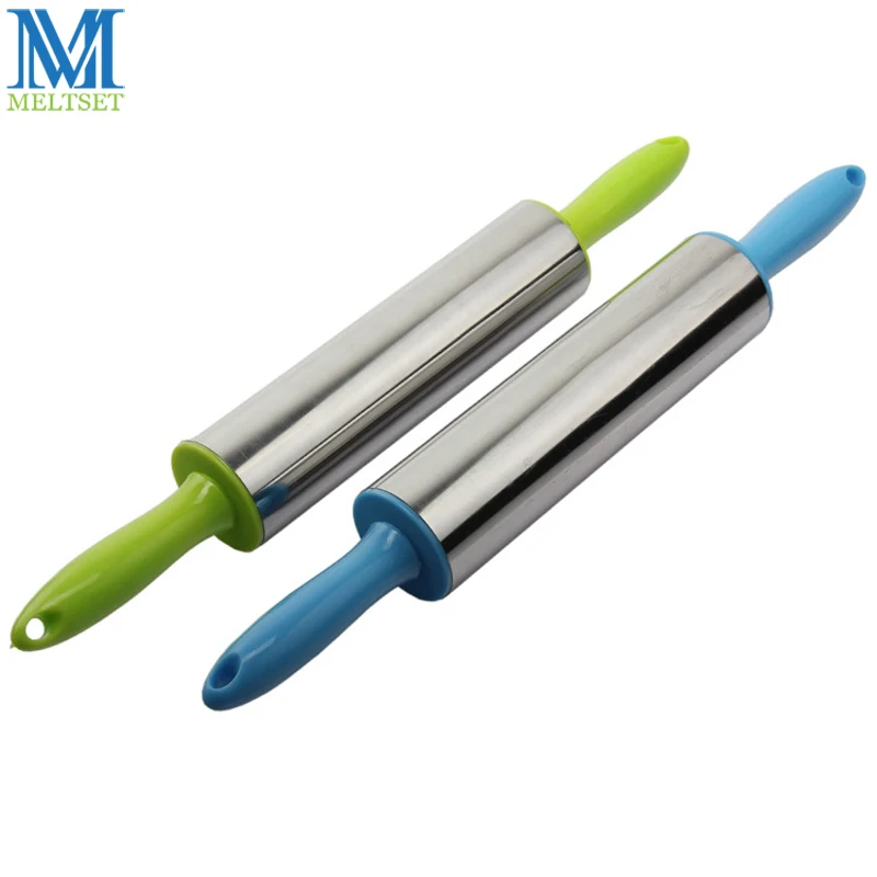 Meltset 1PC Stainless Steel Fondant Rolling Pin Cake Decoration Dough Roller Plastic Round Handle Baking Tools
Meltset 1PC Stainless Steel Fondant Rolling Pin Cake Decoration Dough Roller Plastic Round Handle Baking Tools