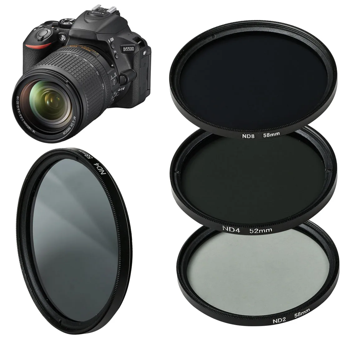 Camera ND Filter 49mm 52mm 55mm 58mm 62mm 67mm 72mm 77mm For Canon Nikon Sony Camera Accessories
Camera ND Filter 49mm 52mm 55mm 58mm 62mm 67mm 72mm 77mm For Canon Nikon Sony Camera Accessories