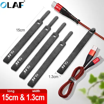 

OLAF 13*150mm Cable Protector Organizer Management Cable Winder Holder For Mouse Cord Earphone HDMI Aux USB Wire cord protector