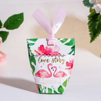 50 Pcs European Style Flamingo Wedding Favors Candy Boxes Bomboniera Party Gift Box Chocolate Box Paper Candy Bags Sachet
50 Pcs European Style Flamingo Wedding Favors Candy Boxes Bomboniera Party Gift Box Chocolate Box Paper Candy Bags Sachet