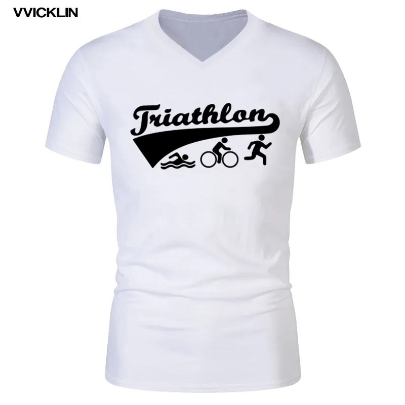 Men's Summer Fashion Triathlon V Neck T Shirt Summer Short Sleeve Cotton T-shirt Cycle Runer Swimer Print Tops Tee Plus Size
Men's Summer Fashion Triathlon V Neck T Shirt Summer Short Sleeve Cotton T-shirt Cycle Runer Swimer Print Tops Tee Plus Size