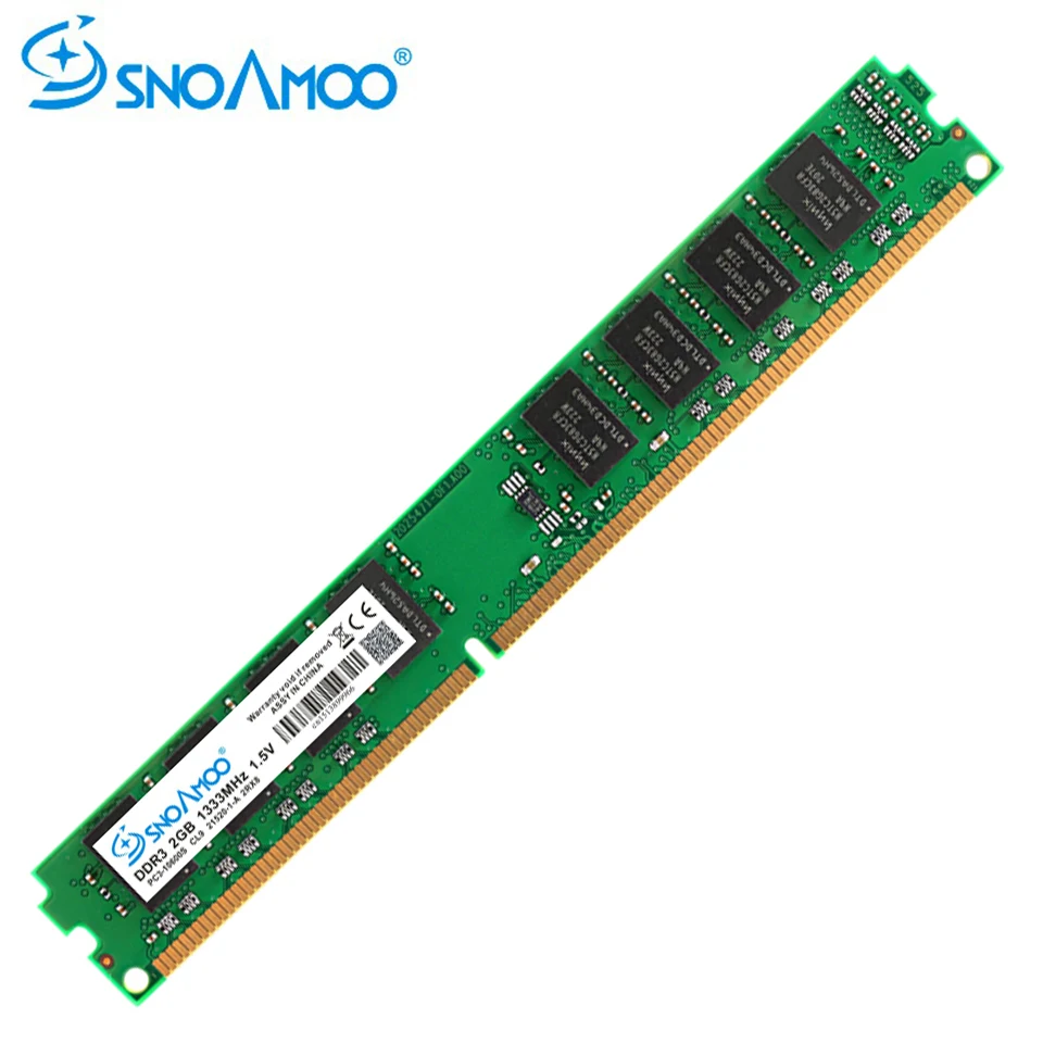 Фото Snoamoo Настольный ПК Рамс DDR3 2 ГБ 1333 мГц PC3-10600S 1600 1 5 В DIMM 4 память 8 для настольных Intel