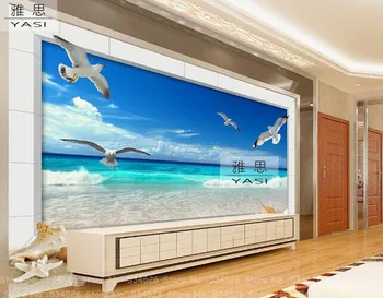 Beach seabird photo wallpaper Mural Environmental wall paper the fairy tale background homedecoration
Beach seabird photo wallpaper Mural Environmental wall paper the fairy tale background homedecoration