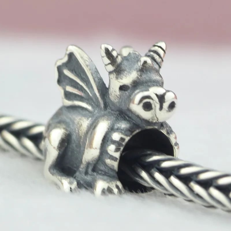 Authentic Wolong Beads 925 Sterling Silver Dragon Charms Fit European DIY Woman Original Bracelet & Necklace Gift Jewelry
Authentic Wolong Beads 925 Sterling Silver Dragon Charms Fit European DIY Woman Original Bracelet & Necklace Gift Jewelry