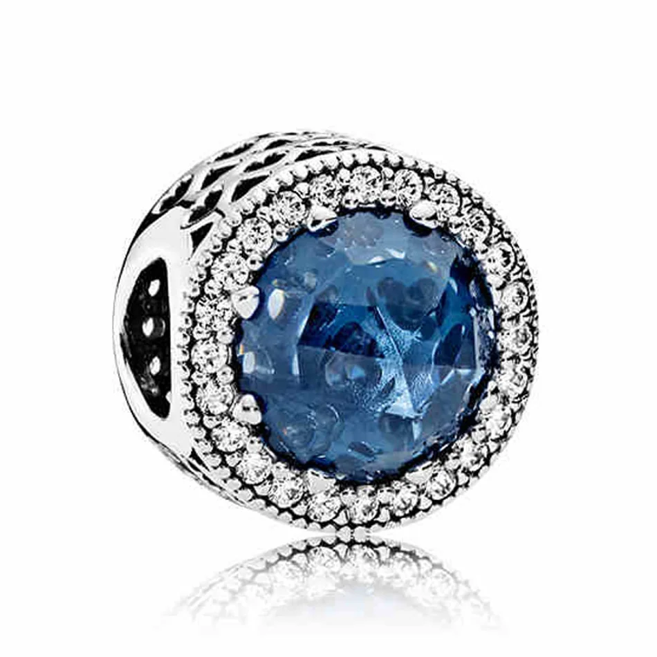 Authentic S925 Sterling Silver DIY Jewelry Radiant Hearts Charms fit Pandora Bracelet Bangle Navy Blue & Clear CZ
Authentic S925 Sterling Silver DIY Jewelry Radiant Hearts Charms fit Pandora Bracelet Bangle Navy Blue & Clear CZ