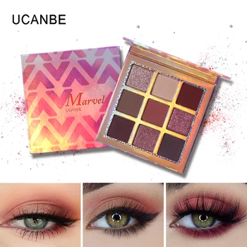 UCANBE Brand Marvel 9 Colors Eyeshadow Makeup Palette Basic Shimmer Matte Nude Pigment Eye Shadow Natural Long Lasting Cosmetics
UCANBE Brand Marvel 9 Colors Eyeshadow Makeup Palette Basic Shimmer Matte Nude Pigment Eye Shadow Natural Long Lasting Cosmetics