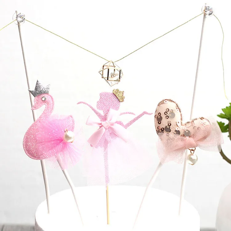 Hot Selling Cake Decoration Pink Flamingo Creative Love Pink Ballerina Girl Birthday Cake Decoration Card Cake Toppers For Kids
Hot Selling Cake Decoration Pink Flamingo Creative Love Pink Ballerina Girl Birthday Cake Decoration Card Cake Toppers For Kids