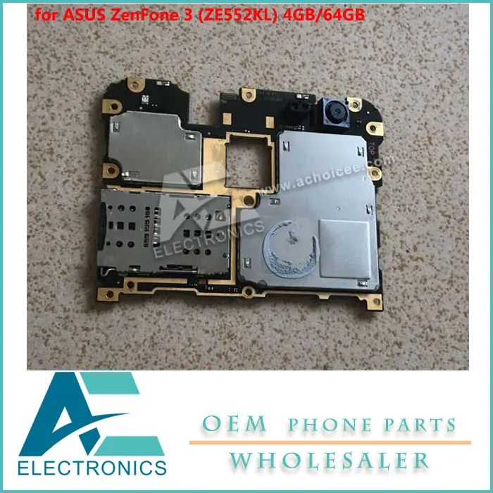 

motherboard for ASUS ZenFone 3 (ZE552KL) 4GB/64GB Mainboard Logic Board Circuits 4GB RAM 64GB ROM Accessory Bundles