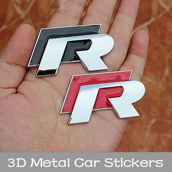 Wholesale Hot Sale 3D Pure Metal Stickers, Fashion Red/Black R Car Trunk Badge Emblem Sticker decor For Volkswagen VW Golf POLO
Wholesale Hot Sale 3D Pure Metal Stickers, Fashion Red/Black R Car Trunk Badge Emblem Sticker decor For Volkswagen VW Golf POLO